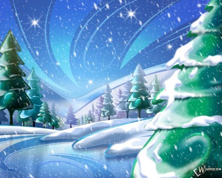 Волшебный новогодний лес