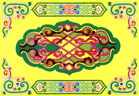 Бурятский орнамент холонго