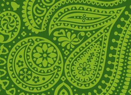 Зеленый орнамент