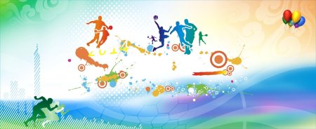 Фон для спортивной презентации в детском саду