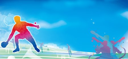 Спортивные фоны для детского сада