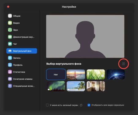 Виртуальный фон для Zoom размытый
