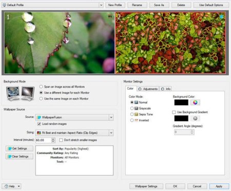 Настроечная таблица для монитора цвета