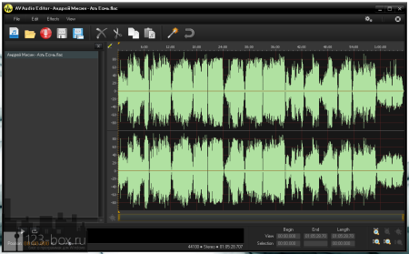 Аудасити Интерфейс