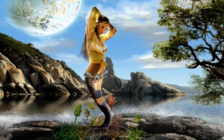 Фэнтези девушки природа