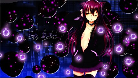 Аниме фиолетовый