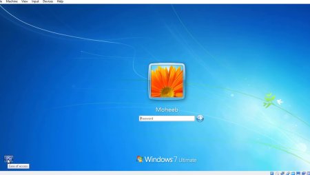 Приветственное окно Windows 7