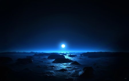 Ночь в море