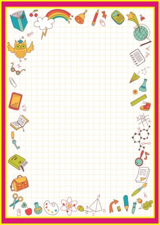 Фон для портфолио школьника