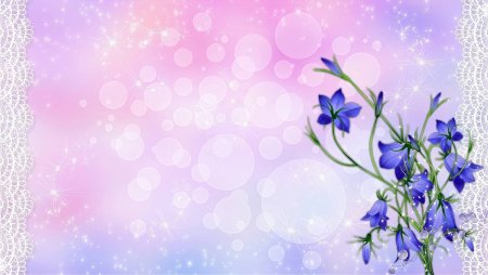 Фон колокольчики