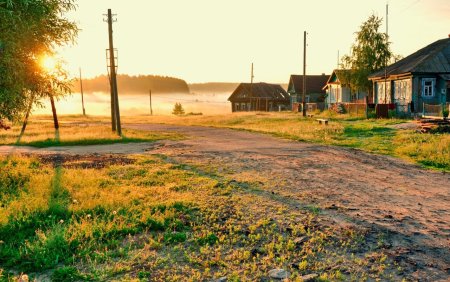 Утро в деревне