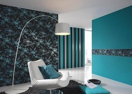 Обои комбинированные в комнату