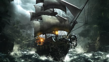 Черная Жемчужина шторм