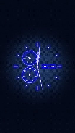 Заставки на телефон часы
