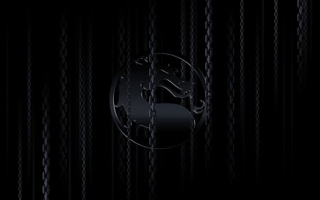 Черная заставка на рабочий стол