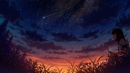 Звездное небо аниме