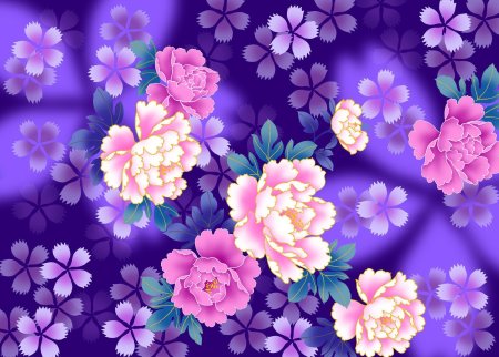 Красивый фон с цветочками