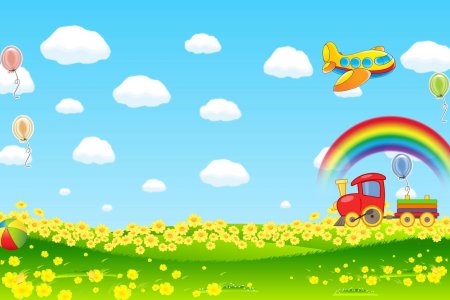 Детский фон для фотошопа