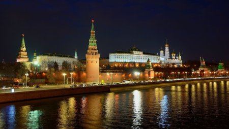 Ночной Кремль Москва