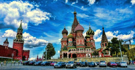 Красная площадь Москва ночью