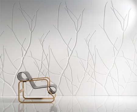 Декоративная штукатурка с геометрическим рисунком