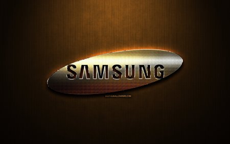 Обои с логотипом самсунг