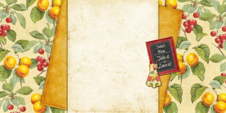 Фон для кулинарного рецепта