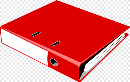 Папка на прозрачном фоне