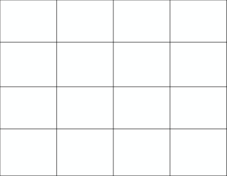 Таблица с пустыми ячейками