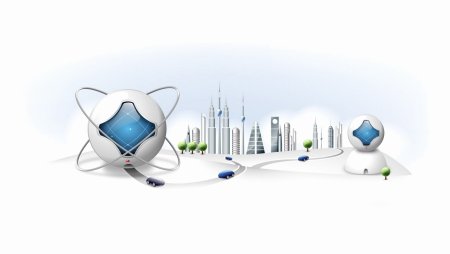 Информационные технологии на белом фоне