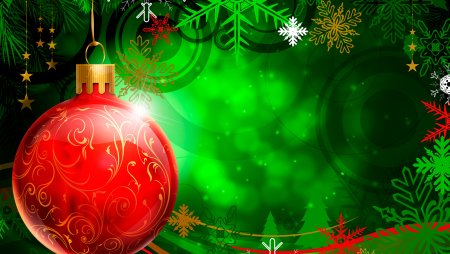 Новогодняя заставка на компьютер