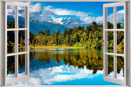 Окно с видом на природу