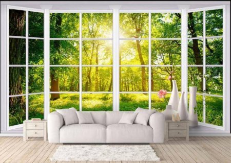 Фотообои окно