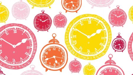 Фон с часами