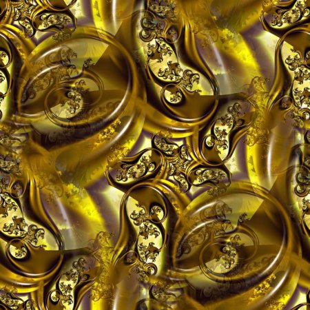 Абстракции золотого цвета