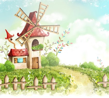 Сказочные фотообои для детской