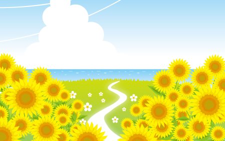 Поле мультяшное