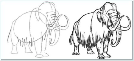 Охота на Мамонтов первобытных людей