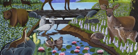 Заповедник иллюстрация