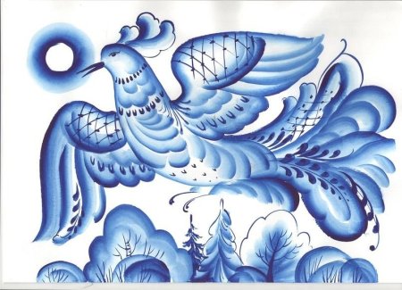 Статуэтки в стиле Гжель