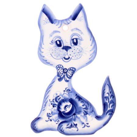 Рисование гжельской птицы