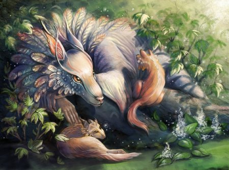 Рыба с крыльями бабочки