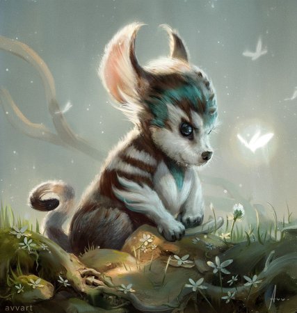 Мифические существа карандашом