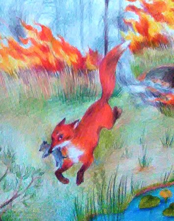 Берегите лес от пожара рисунки