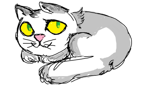 Кот в паинте