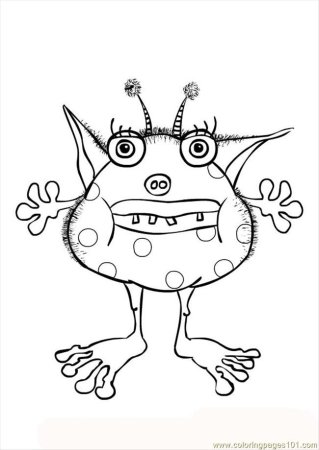 Раскраска монстры