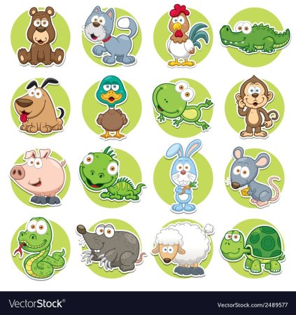 Эмблемы животных для детей