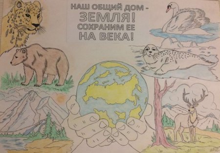 Плакат земля наш общий дом