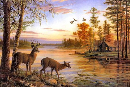 Пейзаж с животными