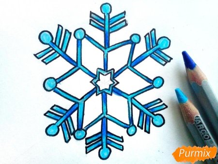 Снежинки с глазками